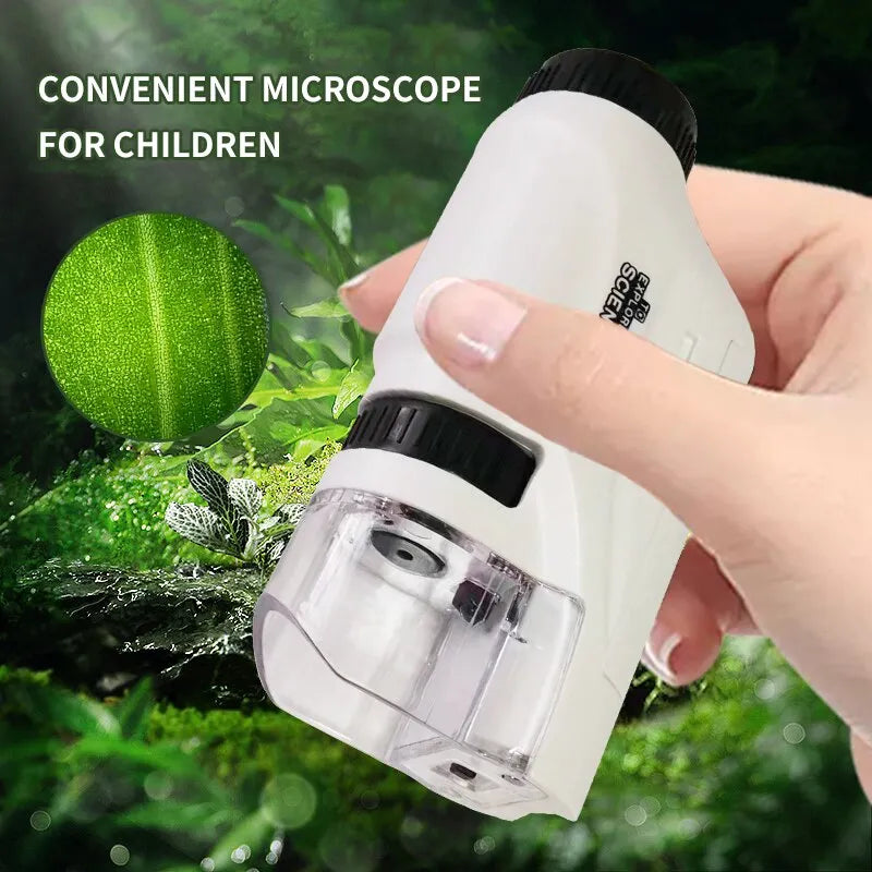 Mini kit de microscope de poche pour enfants