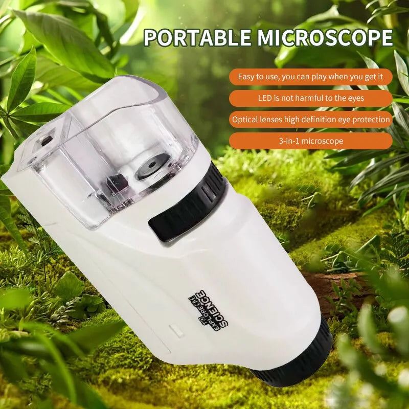 Mini kit de microscope de poche pour enfants