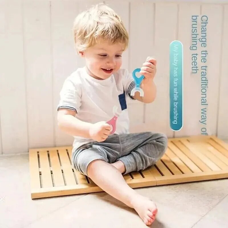 Brosse à dents en forme de U pour enfants